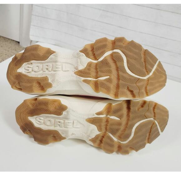 SOREL Kinetic Breakthru Day Lace Sneaker in Vintage Pink/Bleached Ceramic, sz 9 - Picture 14 of 16